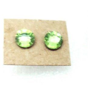 Green stud Earrings